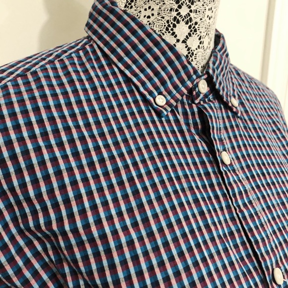 TOMMY HILFIGER New York Fit Check Shirt, Size M - Picture 4 of 8
